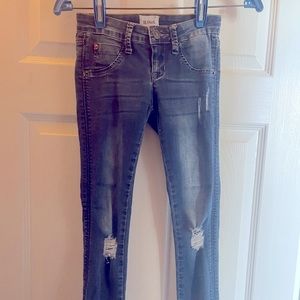 Kids Hudson flap pocket skinny jeans
